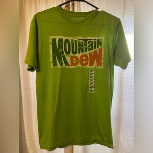 Men's small Savvy Mountain Dew T Shirt NWT